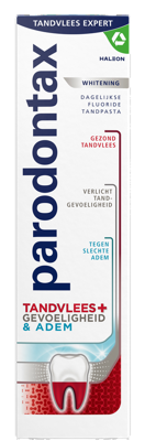 Parodontax Whitening Tandvlees + Gevoeligheid & Adem Tandpasta