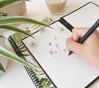 Notitieboek Bambook Original Tropical A5 lijn 40 pagina&apos;s uitwisbaar