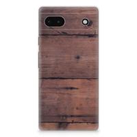 Google Pixel 6A | Bumper Hoesje | Old Wood - thumbnail