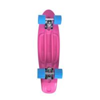 Skateboard old school retro pink - thumbnail