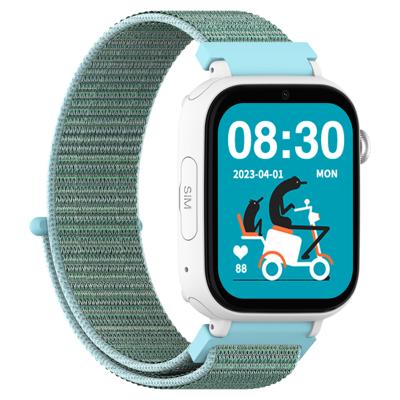 DCU TECNOLOGIC Smartwatch voor kinderen met Android-systeem – Whatsapp – GPS-lokalisatie – videogesprekken – SOS-knop – kinderbeveiliging – kleur: groen, Normaal
