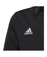 adidas Entrada 22 Polo Kids Zwart Wit - thumbnail