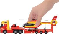 Camion con Elicottero della Polizia Majorette GS 35 cm - MAJORETTE - Bianco - Giocattolo - Misto - 3 anni - thumbnail