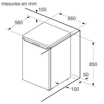 Bosch GTV15NWEB Tafelmodel vriezer Wit - thumbnail