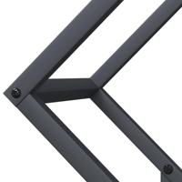 Brandhoutrek 50x25x50 cm koudgewalst staal antracietkleurig - thumbnail