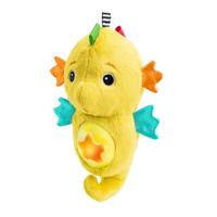 BABY EINSTEIN Babynachtlampje, gele zeepaardjesknuffel, reageert op babyhuil, muzikaal, lichtgevend, witte ruis, speenkoord - thumbnail