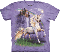T-Shirt Mountain Artwear Unicorn Castle L - thumbnail