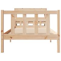 Bedframe zonder matras massief grenenhout 90x190 cm - thumbnail