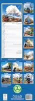 Steam Trains Kalender 2026 Slimline - thumbnail