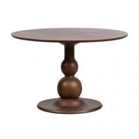 WOOOD Ronde Eettafel 'Blanco' Ø120cm, kleur Walnoot - thumbnail