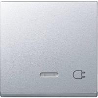 Merten 431760 Wisselschakelaar Afdekking System M Aluminium 1 stuk(s) - thumbnail