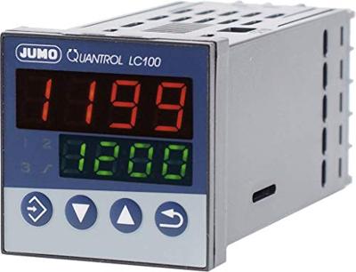 Jumo Quantrol LC100 Temperatuurregelaar L, J, T, K, E, N, S, R, Pt100, Pt1000, KTY Relais 3 A (b x h) 48 mm x 48 mm