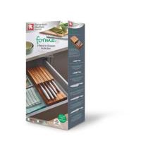 Richardson Sheffield Forme Acacia Houten Messenblok voor Lade 5-delig RVS/Zilver - thumbnail