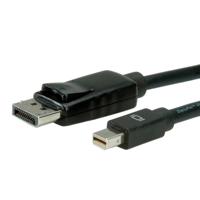 VALUE DisplayPort kabel, DP M - Mini DP M, zwart, 1 m - thumbnail