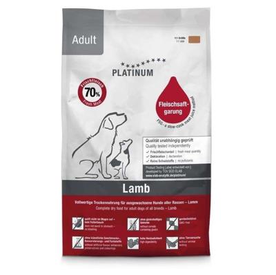 PLATINUM Adult Lamb - halfvochtig hondenvoer - 1,5kg