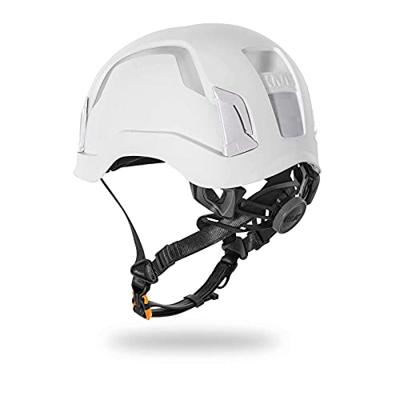 KASK ZENITH X HI VIZ veiligheidshelm - met draaiknop - en hoofd/kinband - wit
