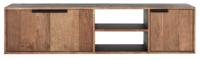 DTP Home Zwevend TV-meubel 'Cosmo' Teakhout, 165cm - thumbnail