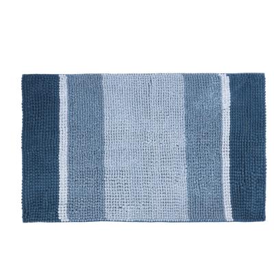 Differnz Fading badmat geschikt voor vloerverwarming 100% microfiber 90 x 90 cm blauw Differnz Fading badmat geschikt voor vloerverwarming 100% microfiber 90 x 90 cm blauw