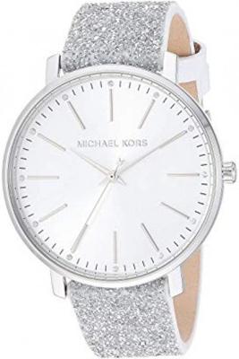 Horlogeband Michael Kors MK2877 Leder Grijs 18mm Horlogeband Michael Kors MK2877 Leder Grijs 18mm