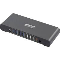 SpeaKa Professional SP-KVM-2P4K 2 poorten KVM-switch Grijs (mat) - thumbnail