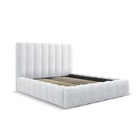 Milo Casa Bedframe Gina met Opbergruimte - 140 x 200 cm - Geweven - Lichtgrijs - thumbnail