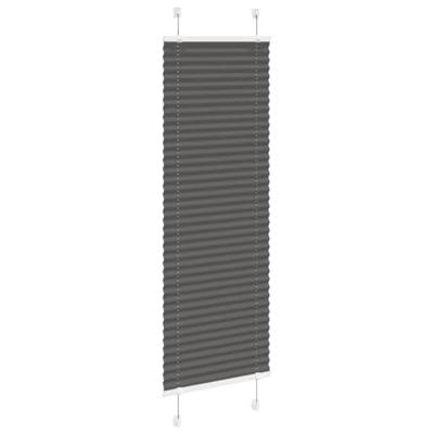 Pliss rolgordijn 50x100 cm stofbreedte 49,4 cm polyester zwart