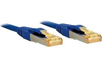 LINDY 47275 RJ45 Netwerkkabel, patchkabel CAT 6 S/FTP 0.30 m Blauw 1 stuk(s) - thumbnail