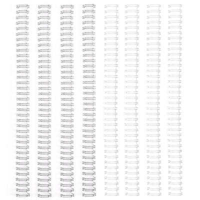 Vaessen Creative • bind easy metalen bindruggen 13mm 3:1 wit & zilver 8st.