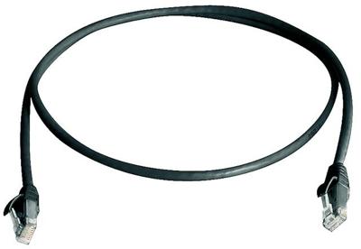 Telegärtner 100008519 RJ45 Netwerkkabel, patchkabel CAT 6 U/UTP 3.00 m Zwart Vlambestendig, Halogeenvrij 1 stuk(s)