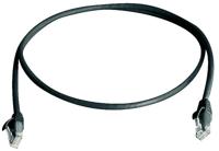 Telegärtner 100008519 RJ45 Netwerkkabel, patchkabel CAT 6 U/UTP 3.00 m Zwart Vlambestendig, Halogeenvrij 1 stuk(s) - thumbnail