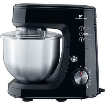 Staande mixer - CONTINENTAL EDISON - CERP800B2 - 800 W - 4,3 L - 10 snelheden + puls - Zwart