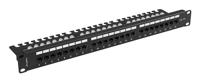 Patchpanel 24 UTP-Poorten Categorie 6 Lanberg PPUA-1124-B - thumbnail