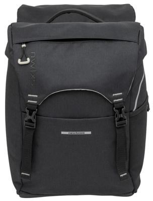 Newlooxs Sports dubbele fietstas - racktime - zwart - waterafstotend - 32l