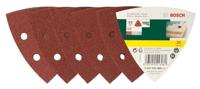 Bosch Accessories 2607019488 2607019488 Deltaschuurpapier Met klittenband, Geperforeerd Korrelgrootte (num) 60 Hoekmaat 93 mm 25 stuk(s) - thumbnail