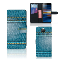 Sony Xperia 10 Plus Wallet Case met Pasjes Jeans - thumbnail