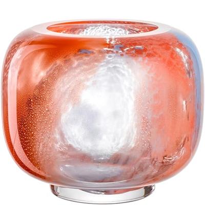 Leonardo Cipria Vaas 20 cm oranje/blauw Leonardo Cipria Vaas 20 cm oranje/blauw