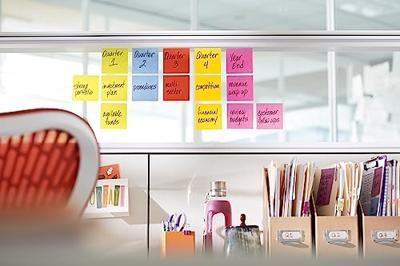 Post-it Super Sticky notes, 90 vel, ft 76 x 127 mm, pak van 12 blokken, neongeel