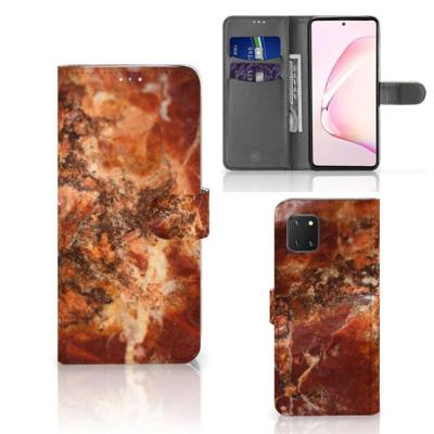 Samsung Note 10 Lite | Bookcase | Marmer Bruin