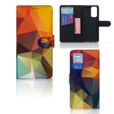 OnePlus 9 Pro | Book Case | Polygon Color OnePlus 9 Pro | Book Case | Polygon Color