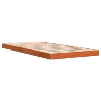 Bedframe massief grenenhout wasbruin 90x190 cm - thumbnail