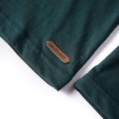 VidaXL Kindershirt met lange mouwen 104 donkergroen