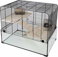 Interzoo hamsterkooi Vision 58 zwart Interzoo Gebr. de Boon - Gebr de boon - thumbnail