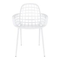 Zuiver Tuinstoel 'Albert Kuip' Aluminium, kleur Wit - thumbnail