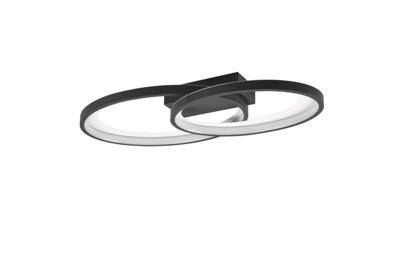 Trio PlafondlampMalaga zwart met wit - R64482134