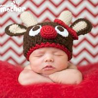 Cartoon vee Modeling katoen kinderen fotografie hand-gebreide wollen Pet (kleur) - thumbnail