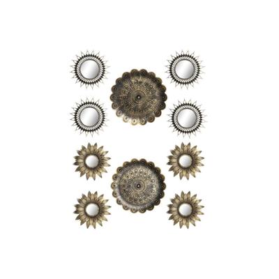 Set spiegels DKD Home Decor Kristal Gouden PP 2 Stuks (35 x 2 x 35 cm) Set spiegels DKD Home Decor Kristal Gouden PP 2 Stuks (35 x 2 x 35 cm)