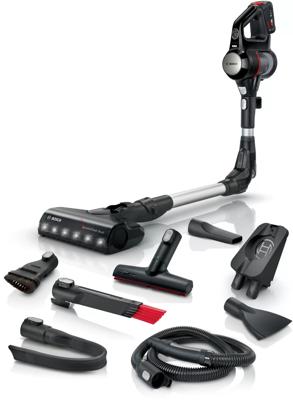 Bosch BCS711PET Steelstofzuiger Batterij/Accu Droog Zakloos 0,3 l Zwart, Rood 3 Ah