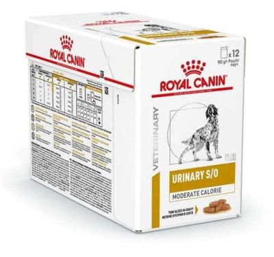 Royal Canin urinary S/O moderate calorie hondenvoer 12x100g natvoer