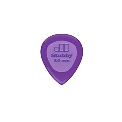 Dunlop Big Stubby 2.00mm plectrum violet