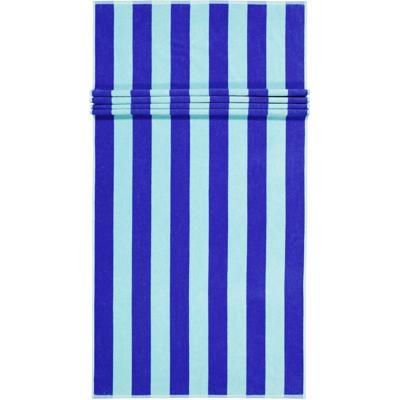 Cawö Cawo Beach Tropical Streifen Strandlaken 80x180 aqua